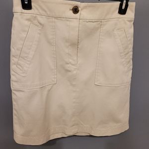 Ann Taylor beige casual skirt